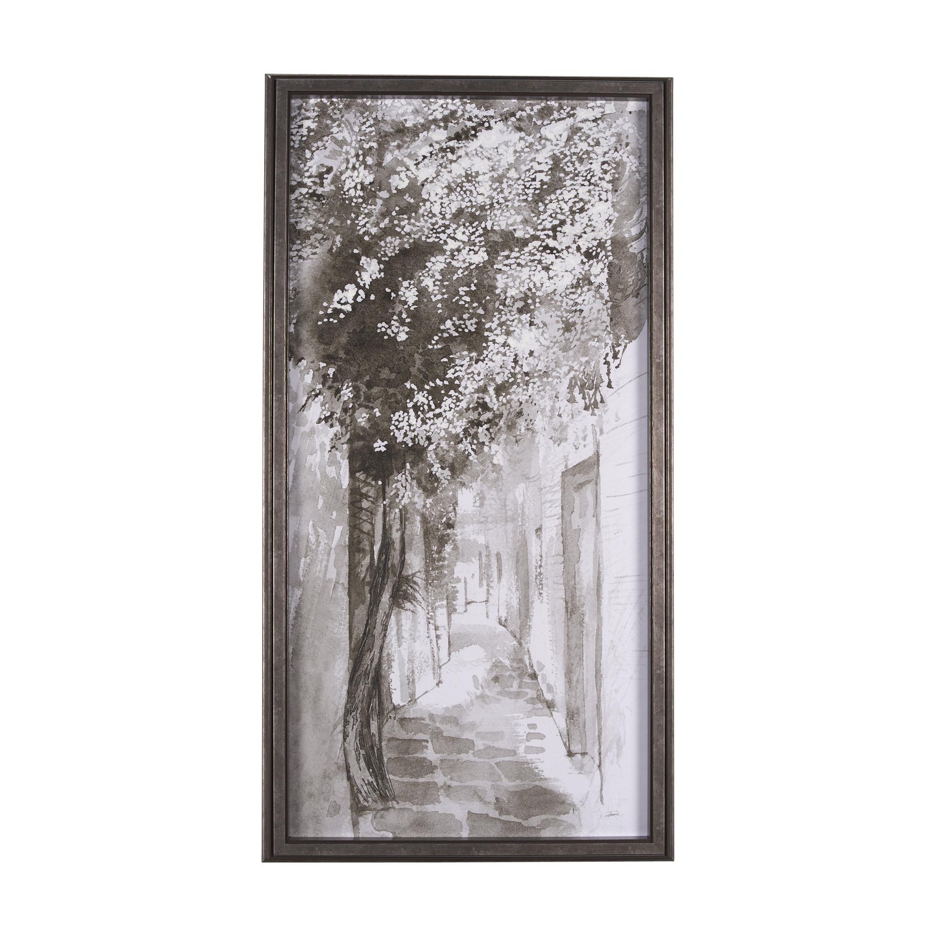 Blossoming Tree II by Mercana Studio a Hand Embellished Textured Framed Art Print