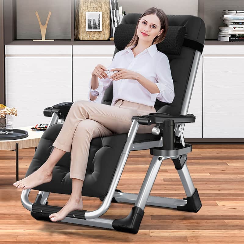 DoCred Zero Gravity Chair, Folding Adjustable Patio Lounge Chair
