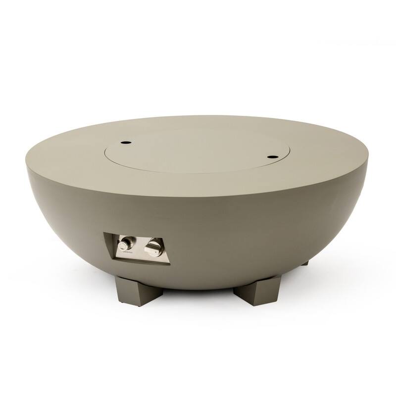 Round 36-Inch Iron Fire Pit Table