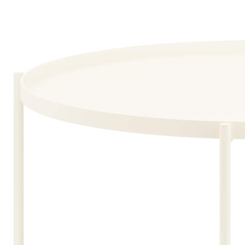 WYNDENHALL Lipton Industrial 32 inch Wide Metal Coffee Table - 31.5 "w x 31.5" d x 18.5" h