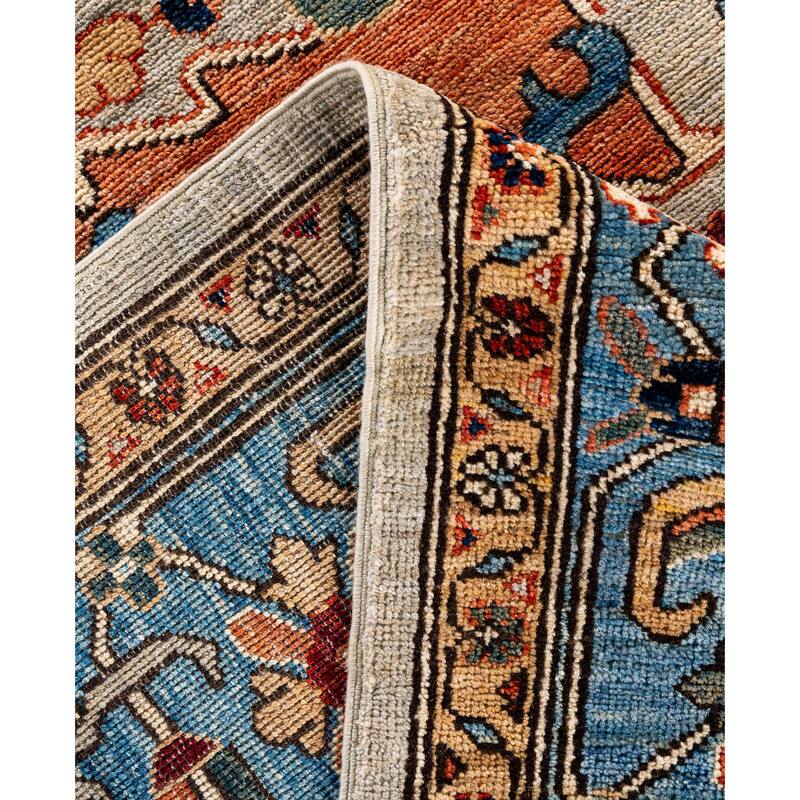 Serapi One-of-a-Kind Hand-Knotted Area Rug - Gray - 8' 3" x 9' 9"