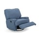 preview thumbnail 4 of 12, Crockett Traditional Glider Recliner with Swivel by Christopher Knight Home