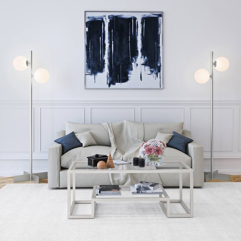 Carson Carrington Saittaniemi 2-light Globe and Stem Floor Lamp
