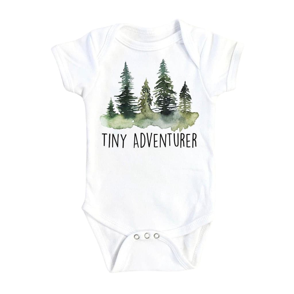 Tiny Adventurer - Baby Boy Girl Clothes Infant Bodysuit Funny Cute Newborn