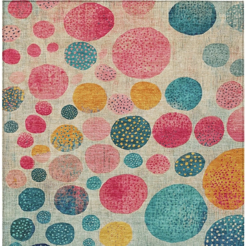 HomeRoots Geometric Transitional Rectangle Outdoor Rug