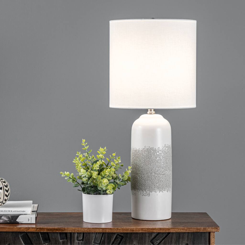 Nuloom Norwich 25" Ceramic Table Lamp - 11"W x 11"D x 25"H