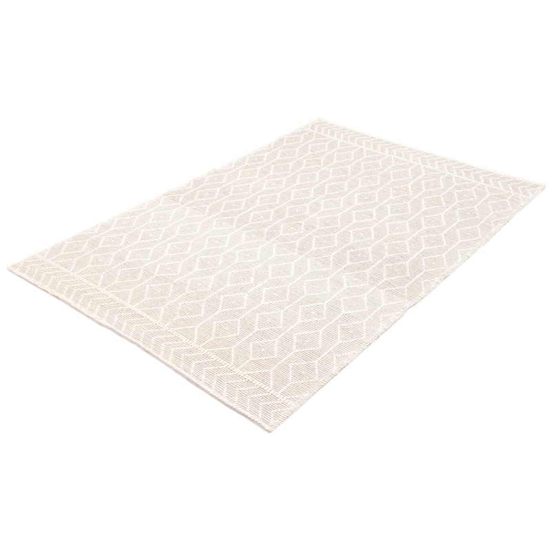 ECARPETGALLERY Braid weave Sienna Cream Wool Rug - 6'0 x 9'0