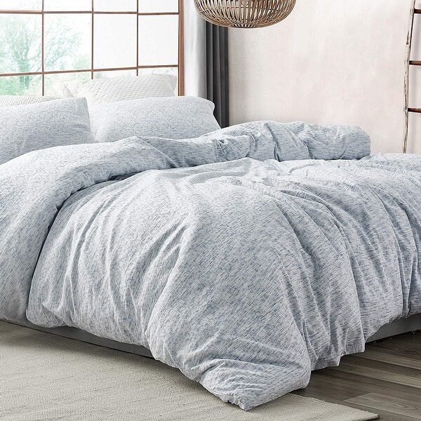 Saltwater Navy - Jacquard Oversized Duvet Cover. Opens flyout.