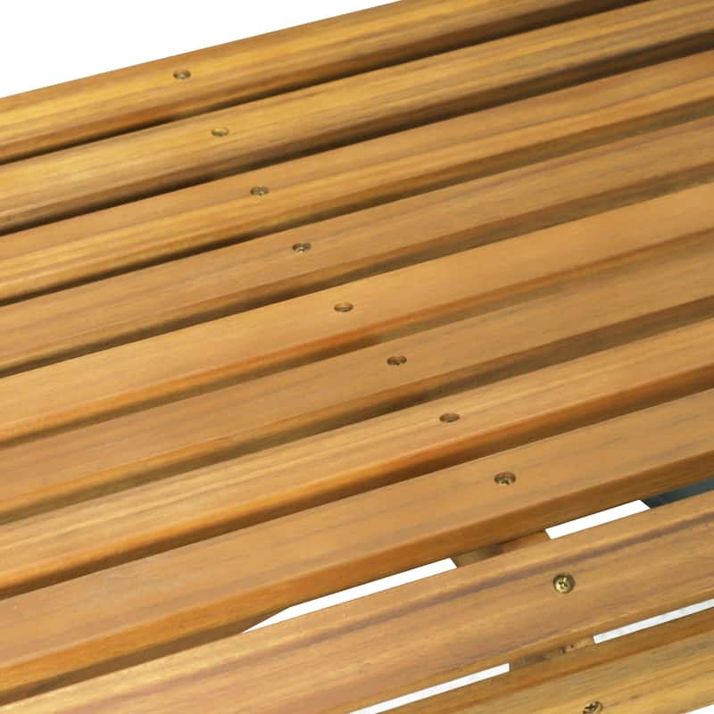 Acacia Wood Porch Swing