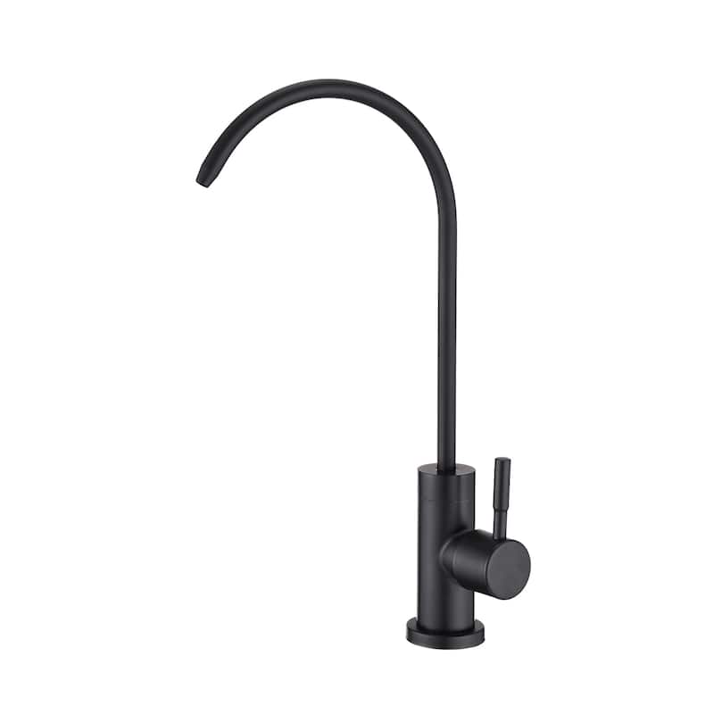Kitchen Water Filter Faucet, Drinking Water Faucet - Matte Black