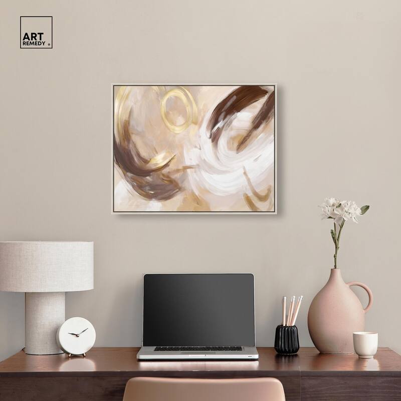 Dreamy Swirls II Canvas by Art Remedy
