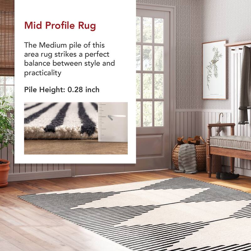 Nuloom Flynn Handmade Contemporary Wool Area Rug