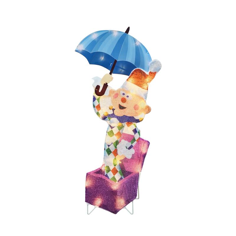 24" Rudolph 2D PreLit LED Misfit Charlie " the Box