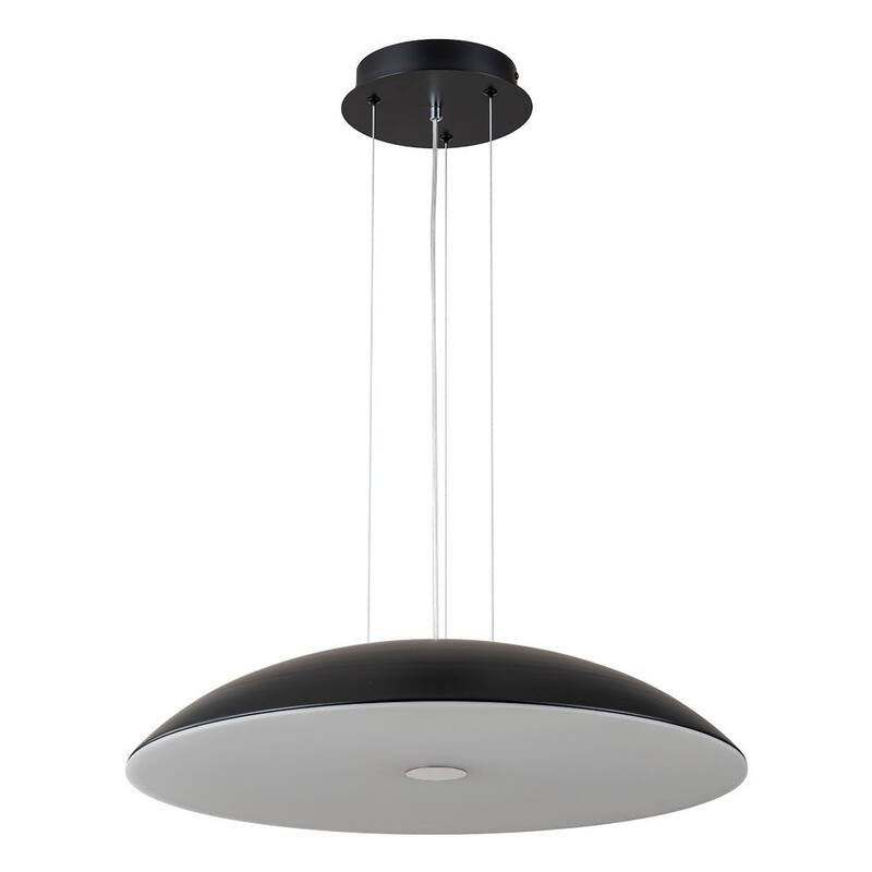 Contemporary Dimmable LED 23.6in Saucer Dome Pendant Light