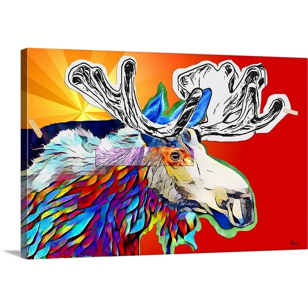 "Moose 1" Canvas Wall Art