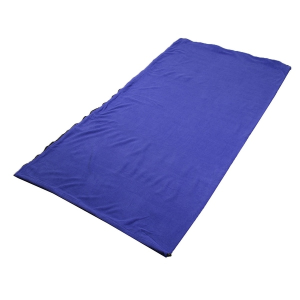Outdoor Climbing Activities Foldable Zipper Closure Sleeping Bag Dark Blue