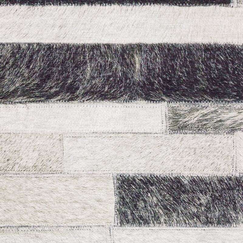 Vista Home Montreux Geometric Animal Print Gray Area Rug