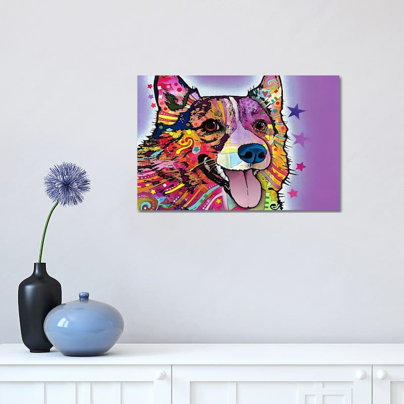 iCanvas "Corgi" by Dean Russo Canvas Print - 12x18x1.5