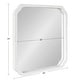 preview thumbnail 35 of 66, Kate and Laurel Marston Square Wood Wall Mirror