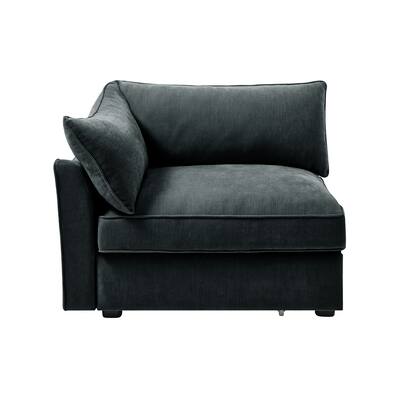 Grey Chenille Sofa with Storage and Multiple Configurations