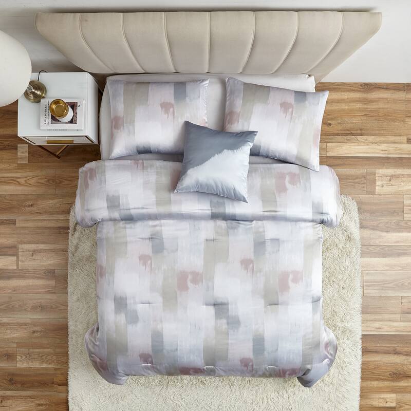 Skylar Matte Satin 4 Piece Comforter Set