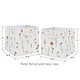 preview thumbnail 3 of 2, Sweet Jojo Designs Boho Floral Garden Flower Girl Foldable Fabric Storage Bins Watercolor Bohemian Farmhouse Vintage Shabby Chic
