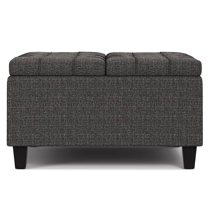 WYNDENHALL Elliot 30 inch Wide Transitional Square Table Ottoman