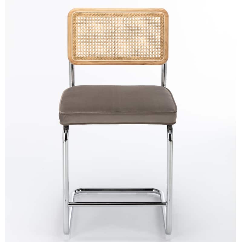 Latham Counter Height Stools (Set of 2) - Platinum