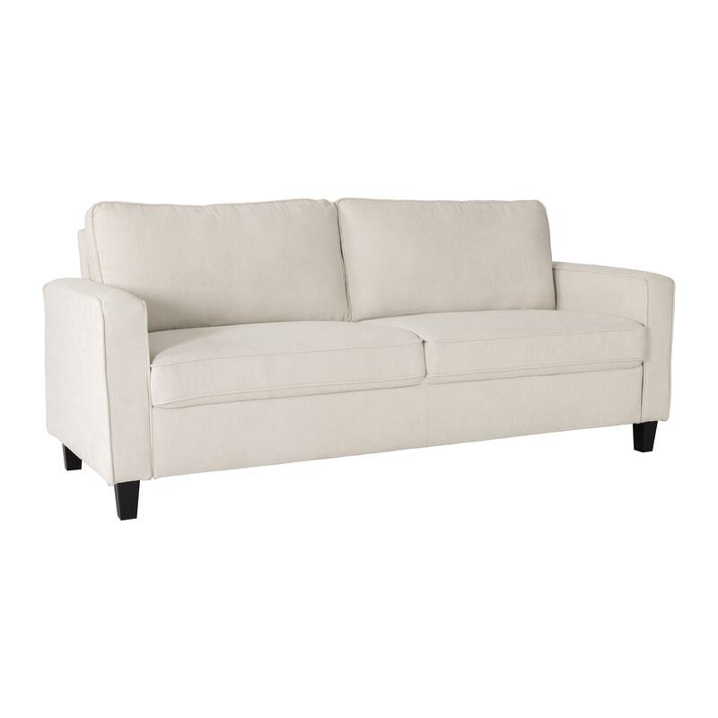 Georgia Upholstered Three Seater Sofa, Grey