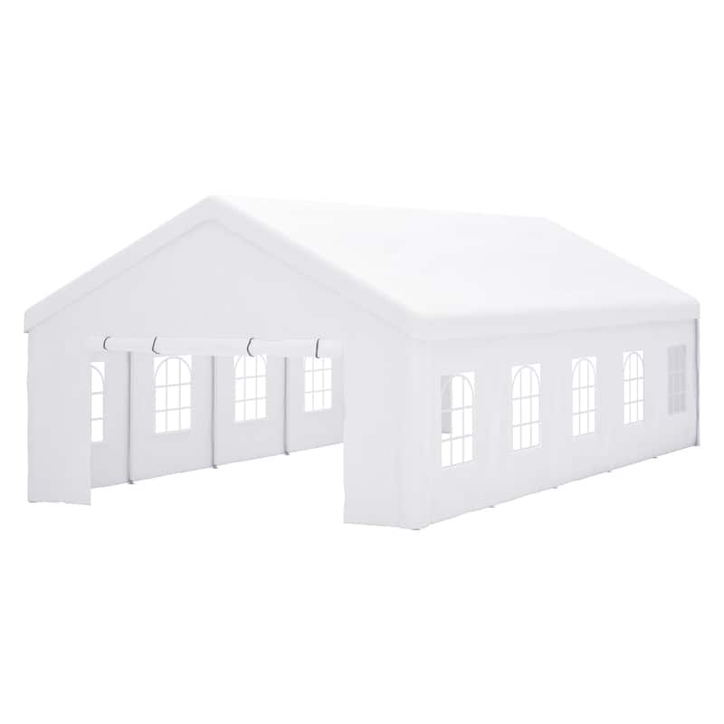 GDFStudio - Nashua Waterproof Event Protection Outdoor Gazebo Pavilion Shelter Tent