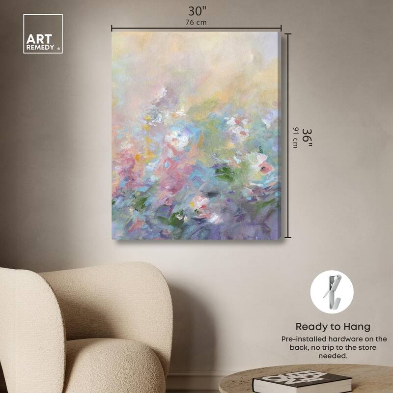 Mystical Garden II Canvas by Art Remedy, Gallery Wrapped