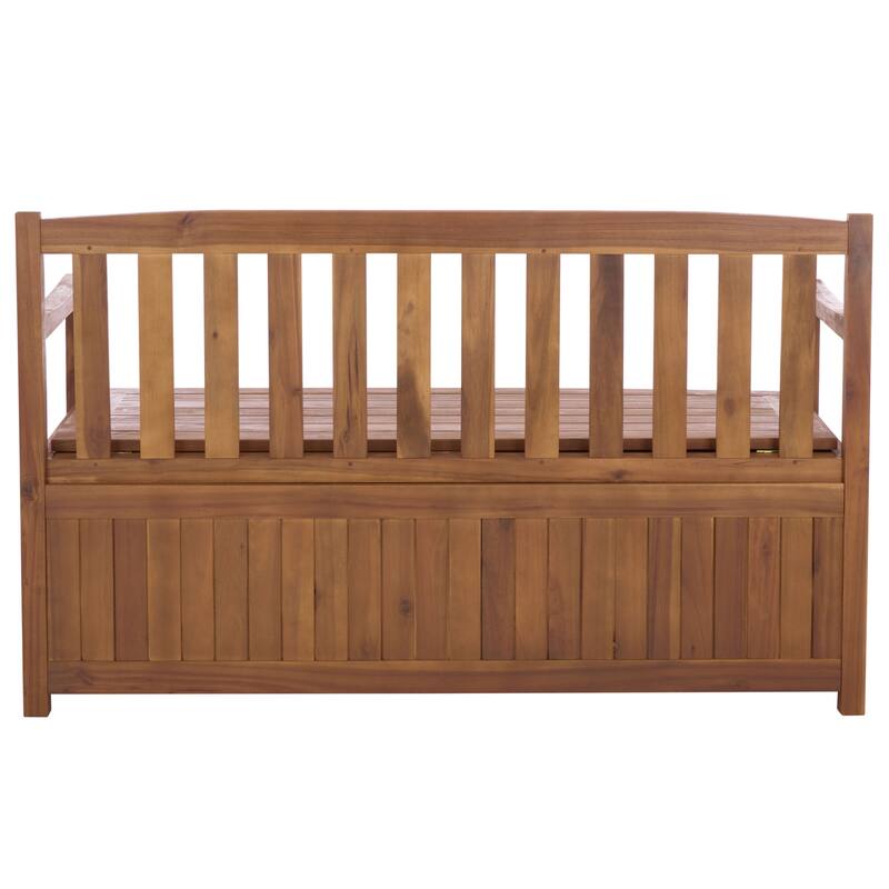 SAFAVIEH Outdoor Living Kelter Bench Box - 54"W x 23"D x 33"H