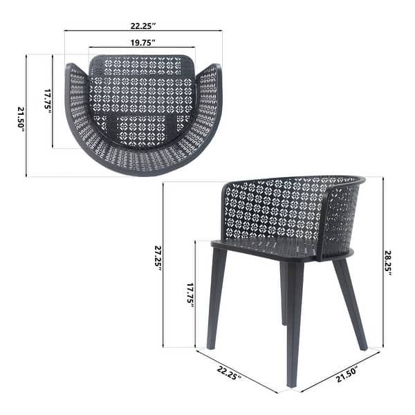 Accent Chair Outdoor Chairs Patio Armchairs with Iron Frame, Club Chairs Leisure Chair Dining Chair Side Chair