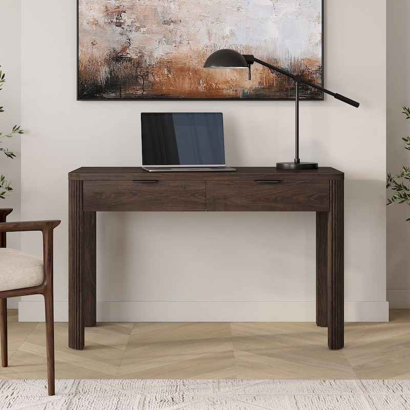 Lonsdale 48" Wide Rectangular Fluted Desk