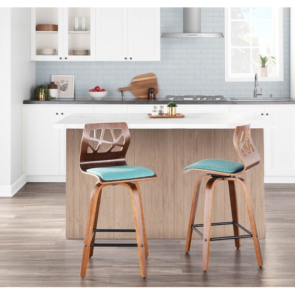 Carson Carrington Sala Mid-century Modern Counter Stools (Set of 2). Opens flyout.