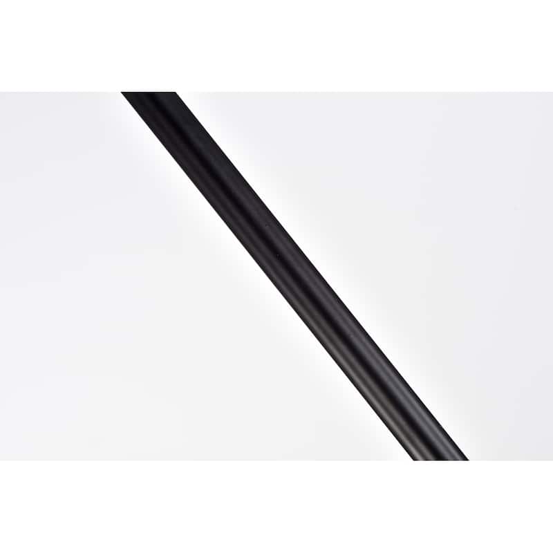 Brent Matte Black+Gold 5-Light Linear Chandelier