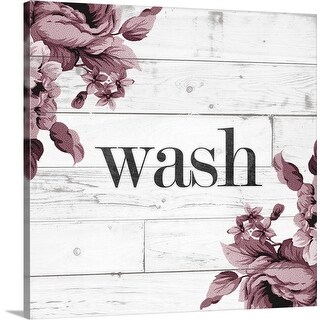 "Wash" Canvas Wall Art - Bed Bath & Beyond - 21226714