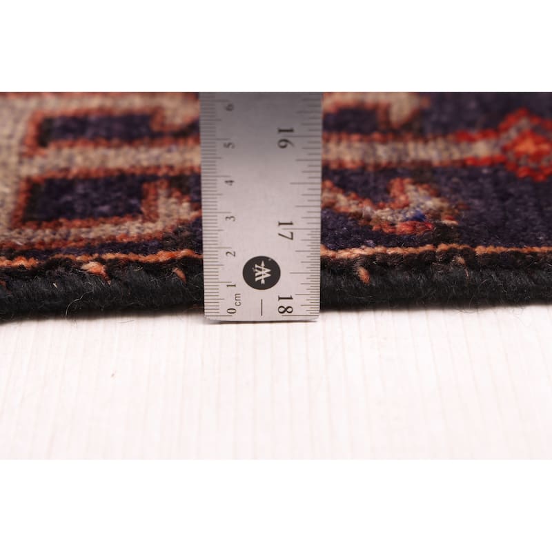 ECARPETGALLERY Hand-knotted Konya Anatolian Dark Red Wool Rug - 4'9 x 10'3