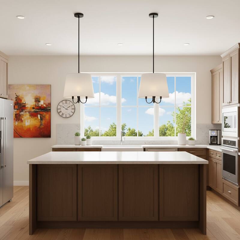 Artcraft Rhythm - 3-Light Pendant - Black - Black