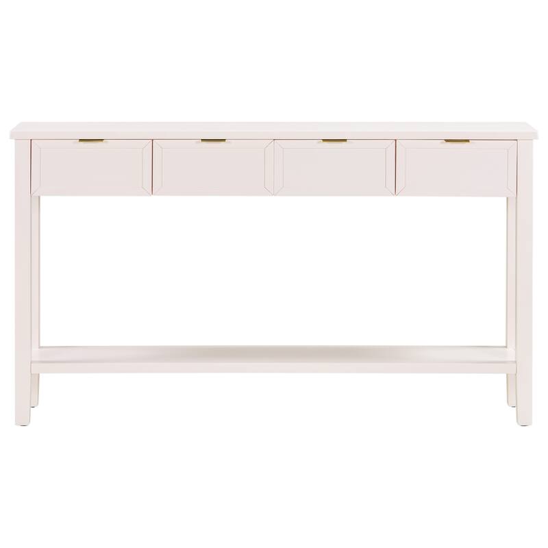 High-Quality Entryway Console Table with 4 Spacious Drawersm