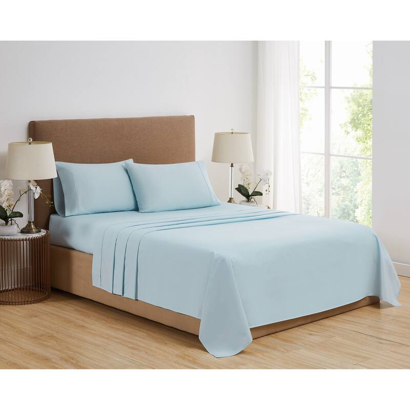 Vince Camuto 1200TC CVC Cooling Sheet Set - California King - Light Blue