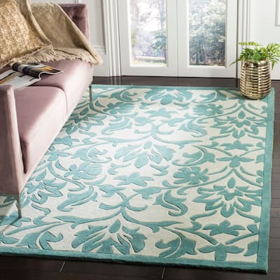 SAFAVIEH Handmade Modern Art Candelaria Modern Polyester Rug