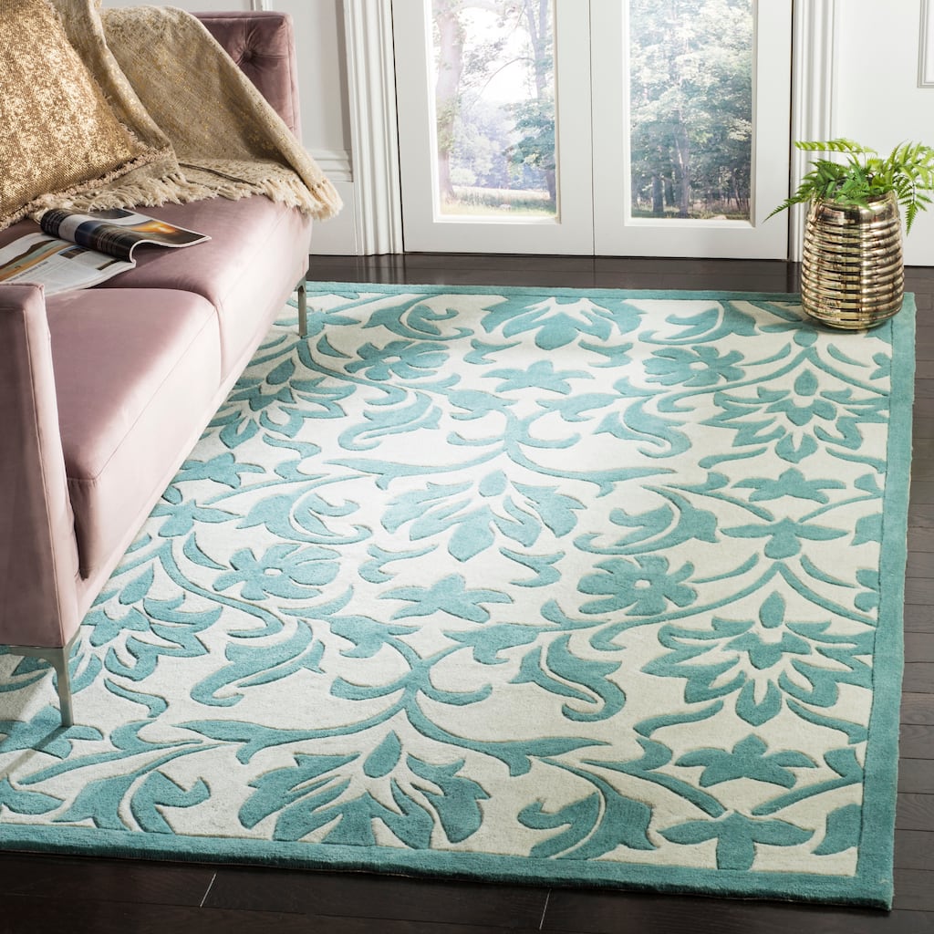 SAFAVIEH Handmade Modern Art Candelaria Modern Polyester Rug
