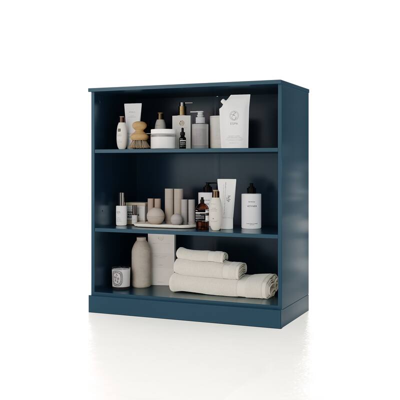 Palace Imports 100% Solid Wood 32" Bathroom Cabinet with Adjustable Shelves