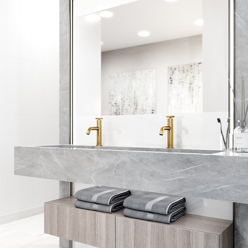 Vigo VG01050 Ruxton 1.2 GPM 8" H Single Handle Single Hole Bathroom