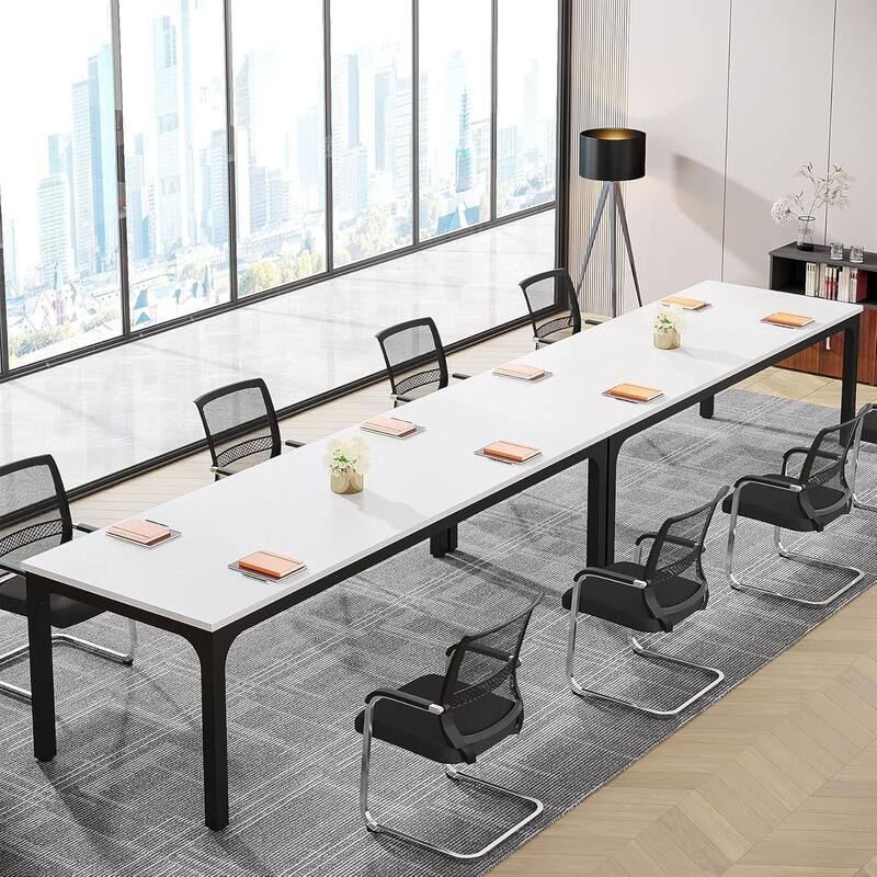 78.74" Large Rectangle Conference Table/Desk, Modern Seminar Meeting Table, Business Tables for Boardroom & Office