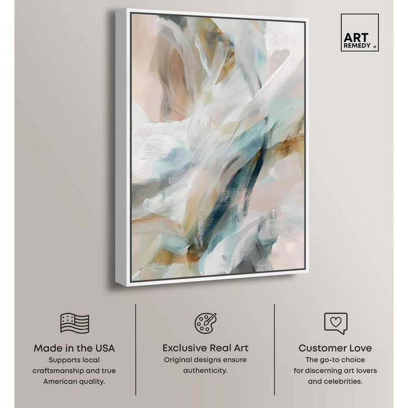 Whispering Colors I Canvas by Art Remedy