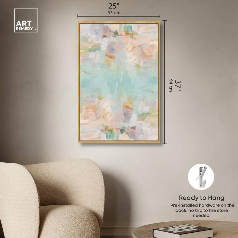 Expressive Swirls Canvas by Art Remedy