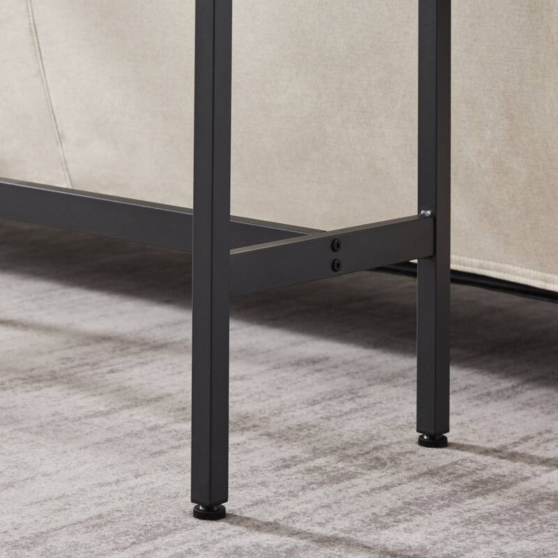 Bar Table Set with 2 Bar stools PU Soft seat with backrest, Rustic Brown