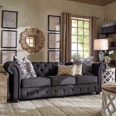 Knightsbridge Tufted Chesterfield Sofa by iNSPIRE Q Artisan